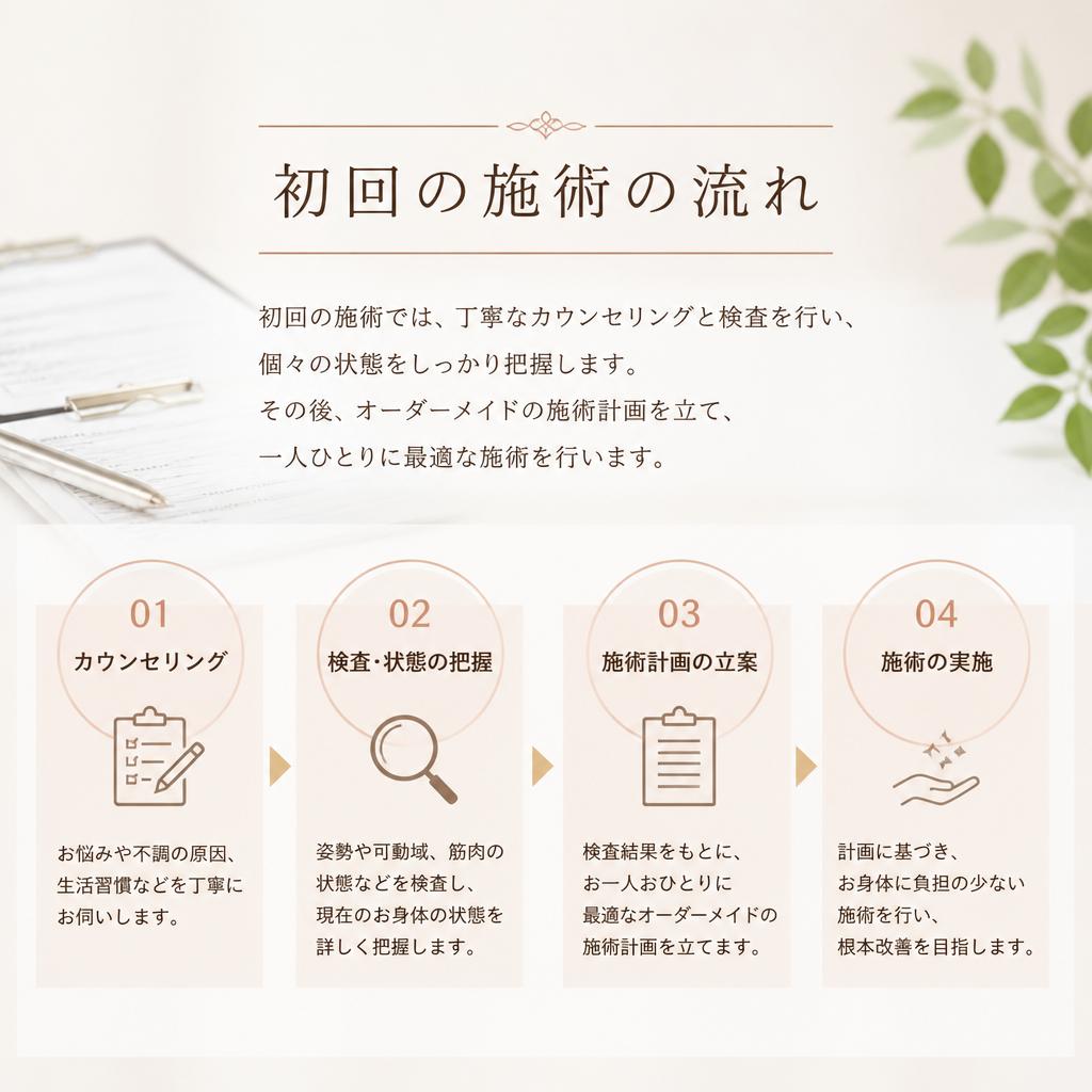 施術の流れ