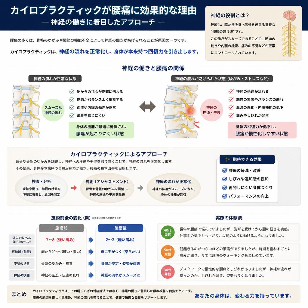 カイロプラクティックの効果とは？