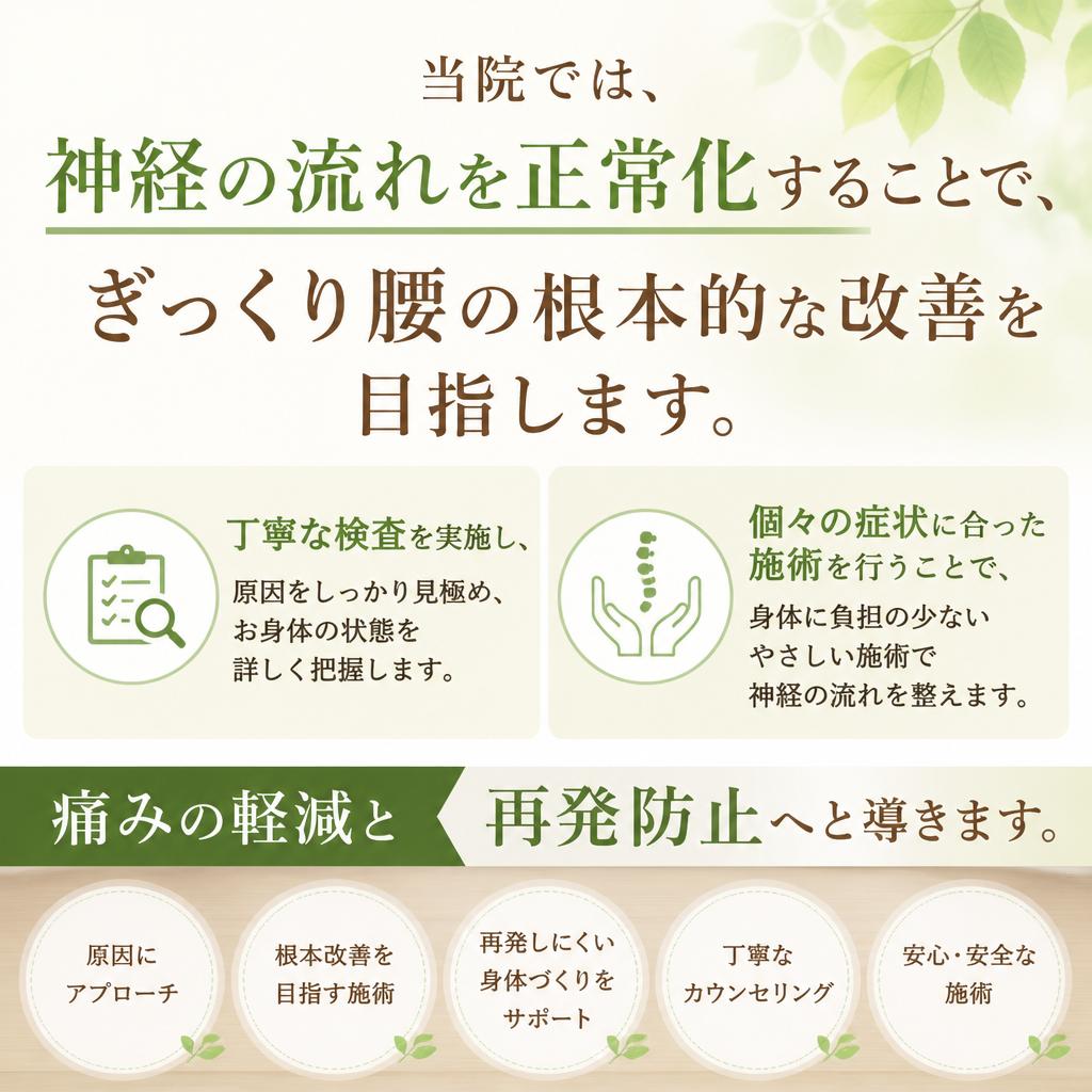 イシダカイロプラクティックのアプローチ