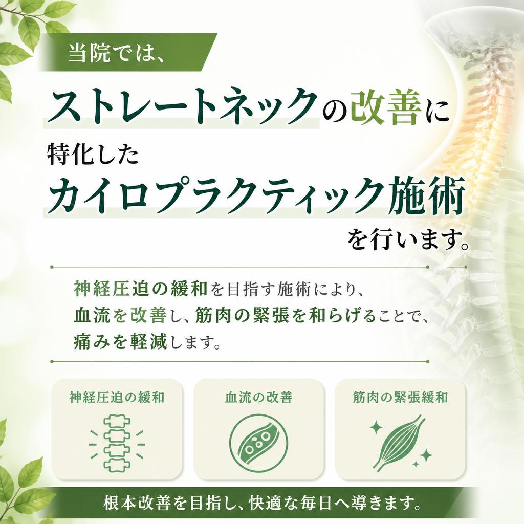カイロプラクティックによる改善方法